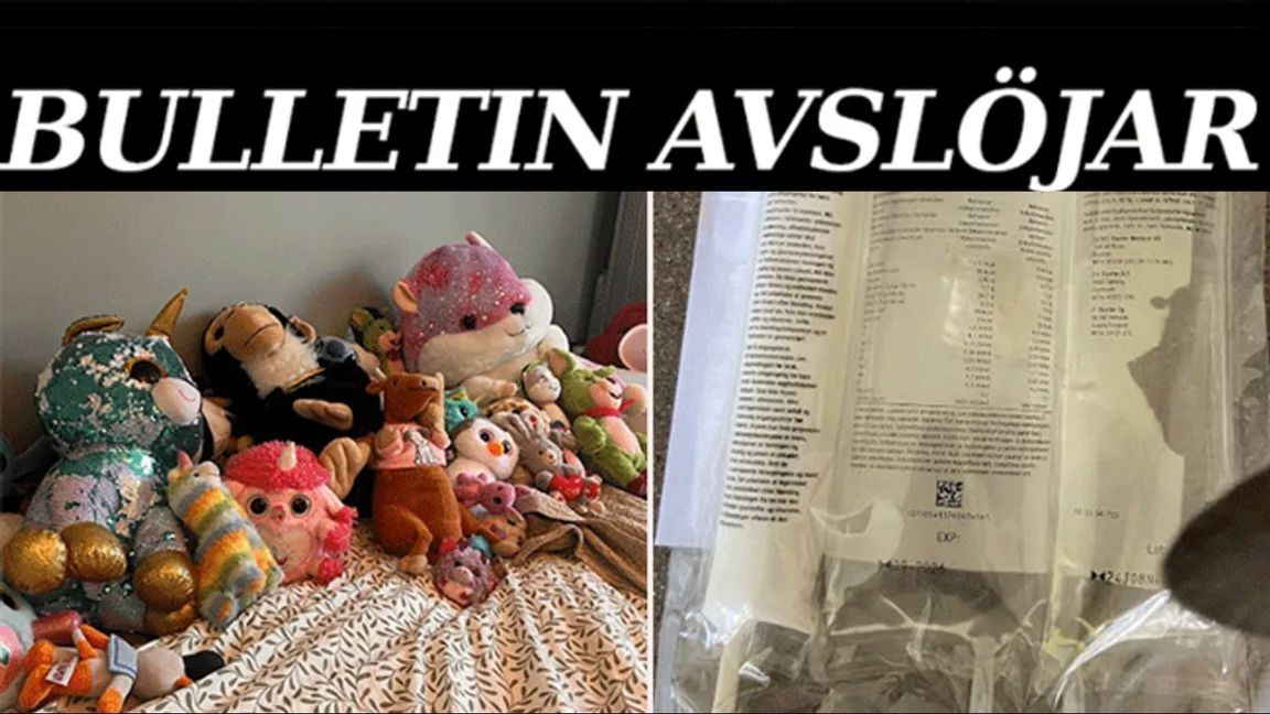 Elsas säng och hennes näringsdropp. Bild: Privat