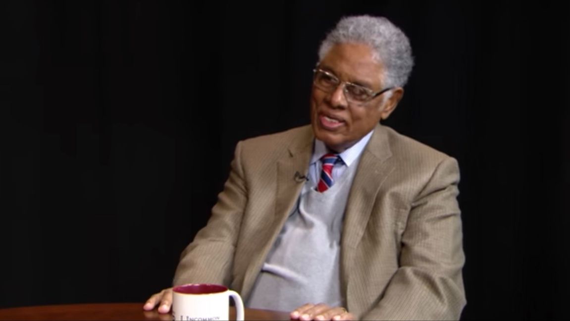 Thomas Sowell Skärmdump från en youtube-intervju med den 93-årige författaren och ekonomen