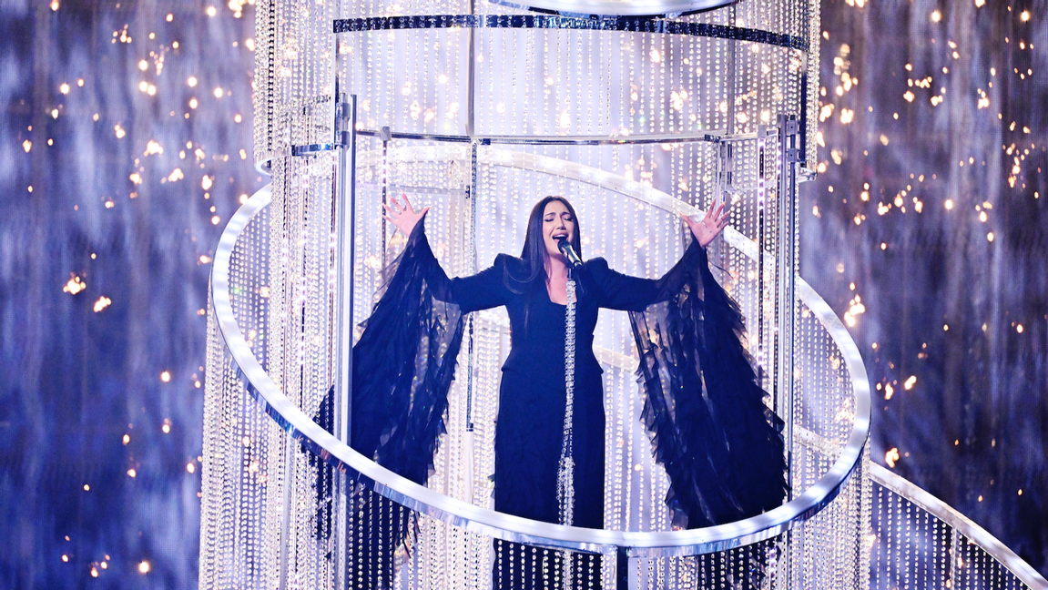 Yuval Raphael representerade Israel i Eurovision Song Contest 2025. Foto: Jessica Gow/TT