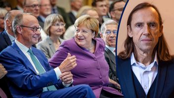 Friedrich Merz och Angela Merkel. Foto: Kay Nietfeld/DPA/AP/TT