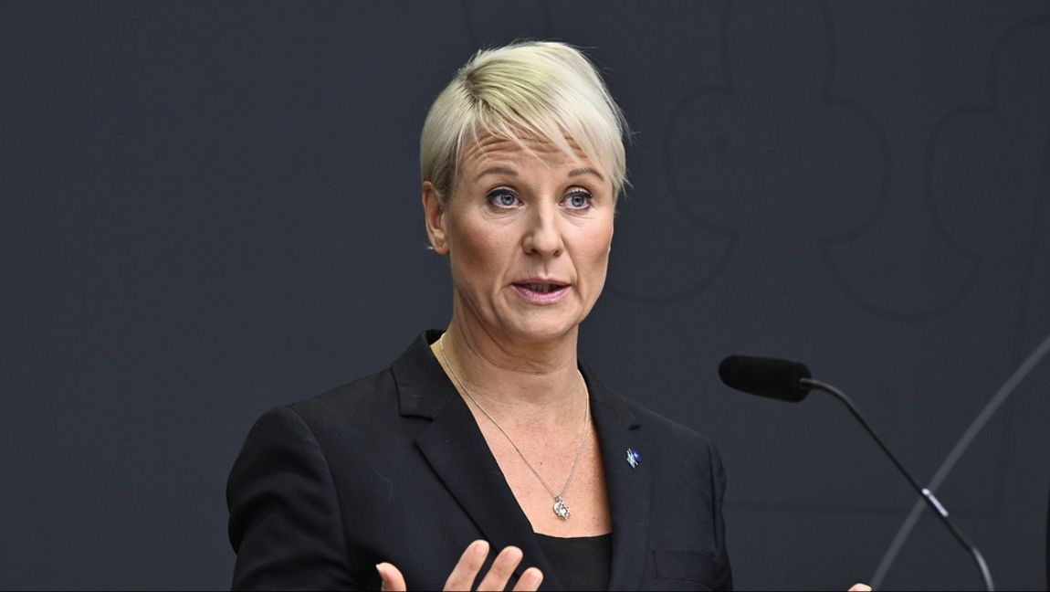 Äldre- och socialförsäkringsminister Anna Tenje (M). Arkivbild. Foto: Christine Olsson/TT