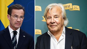 ”Jag kan förstås ha fel om Ulf Kristerssons framtida status i historieskrivningen”, skriver Jan Guillou. Foto: Lars Schröder/Magnus Lejhall/TT