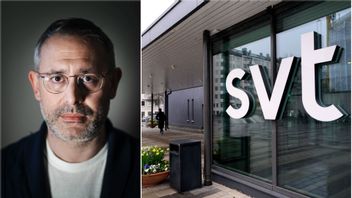 Aron Flam säger att riksdagspartierna aldrig kommer slopa public service. Foto: Stina Stjernkvist/Jessica Gow/SvD/TT