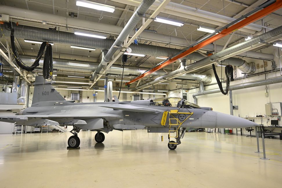 Försvarskoncernen Saab har släppt bokslut. Arkivbild. Jonas Ekströmer / TT