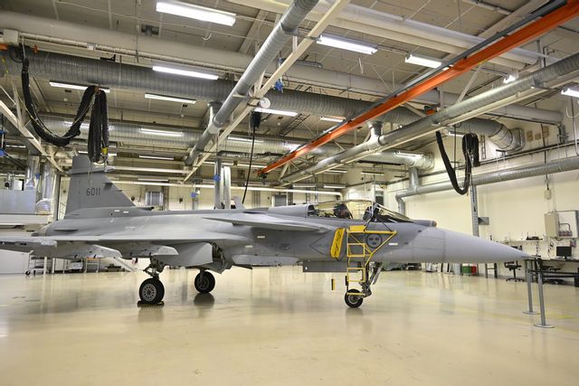 Försvarskoncernen Saab har släppt bokslut. Arkivbild. Jonas Ekströmer / TT