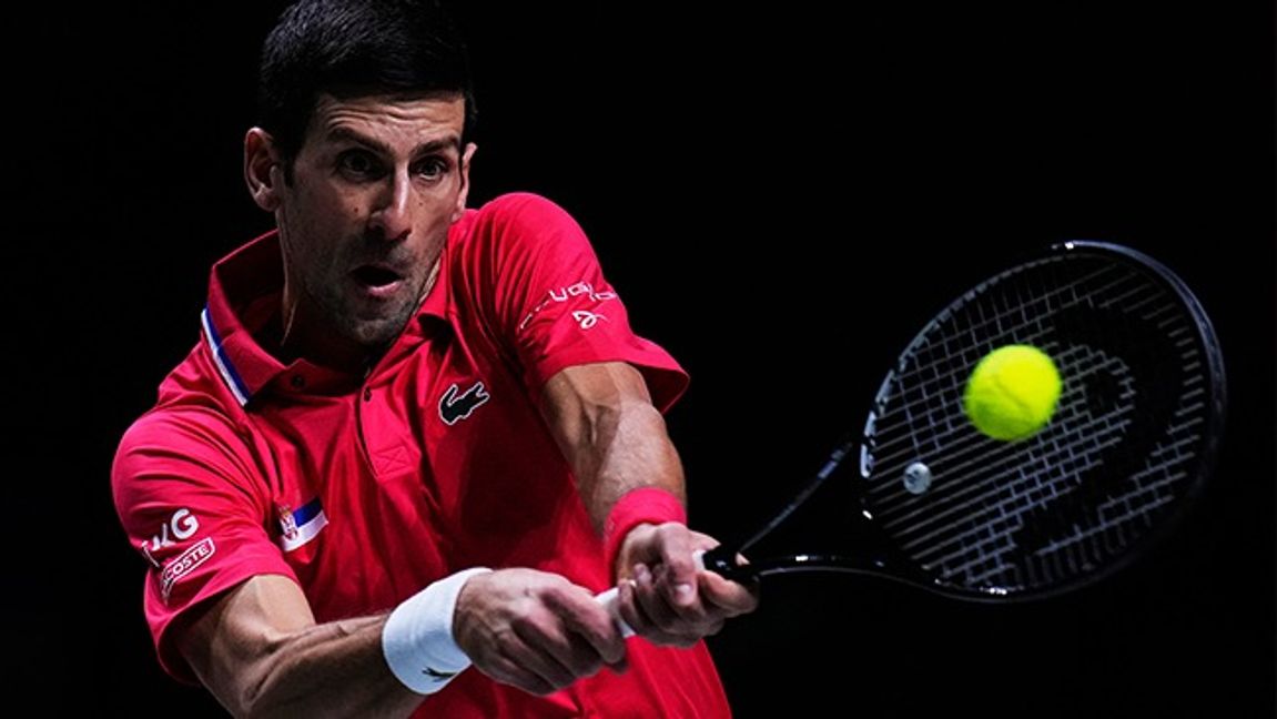 Novak Djokovic kan spela i ATP-turneringen i Dubai i slutet av februari. Arkivbild. Foto: Manu Fernandez/AP/TT