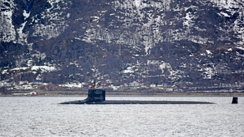 En amerikansk ubåt. Foto: Rune Stoltz Bertinussen/AP/TT