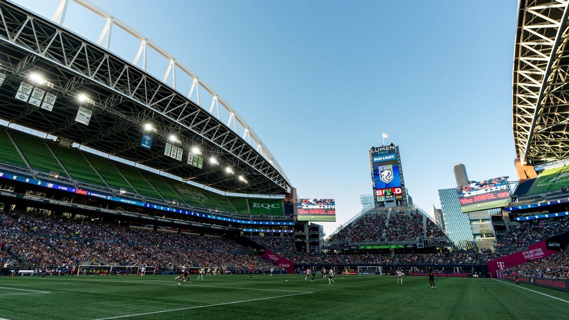 Lumen Field-stadion i Seattle, Washington. Bild från 2023. Foto: Lindsey Wasson/AP/TT