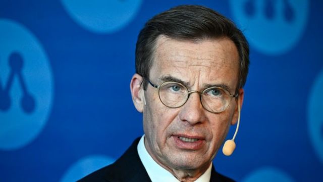 Statsminister Ulf Kristersson (M) faller i opinionen trots att försvarsfrågan – M:s paradgren – prioriteras allt högre bland väljarna. Foto: Christine Olsson/TT.