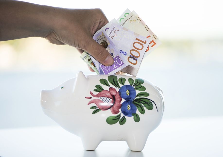 Aktiefonder är historiskt sett betydligt bättre än spargrisen. Men kolla avgiften. Arkivbild. Foto: Fredrik Sandberg/TT