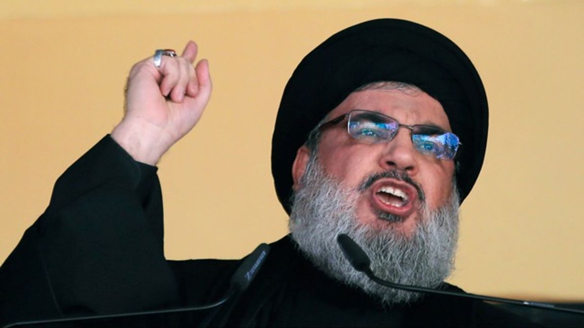 Död eller levande? Hizbollahs ledare Hassan Nasrallah var måltavlan för en israelisk militär operation på fredagen. Foto: AP