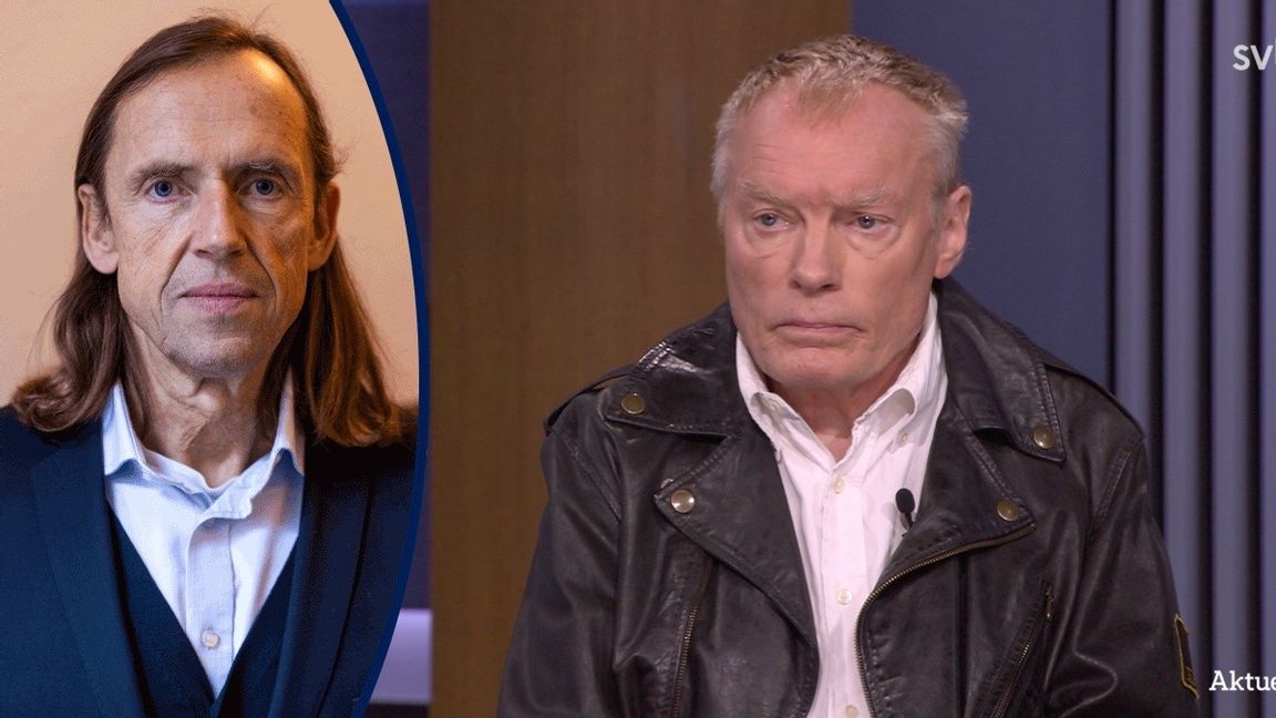 Magnus Norell i Aktuelltstudion. Foto: Skärmbild från SVT.