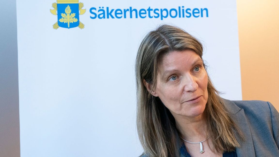 Susanna Trehörning, biträdande chef för författningsskydd och kontraterrorism på Säpo. Foto: Johan Nilsson/TT