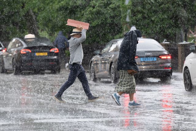 SMHI utökar sin gula varning för skyfallsliknande regn. Arkivbild.  Henrik Montgomery/TT