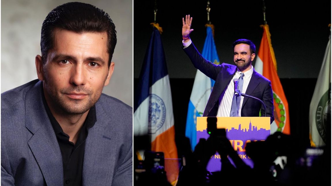 Författaren och akademikern Benedict Beckeld menar att oikofobi ligger till grund för Zohran Mamdanis vinst i borgmästarvalet. Foto: Privat/Yuki Iwamura/AP/TT