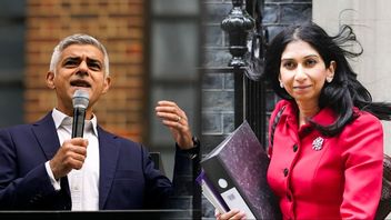 Tories förra inrikesminister Suella Braverman, till höger, har varit en av de främsta kritikerna av en pågående islamisering. Fler borde göra som henne och ignorera anklagelser från exempelvis Londons borgmästare Sadiq Khan, till vänster, om ”islamofobi”, enligt Ronie Berggren. Foto: Kin Cheung/Alberto Pezzali/AP