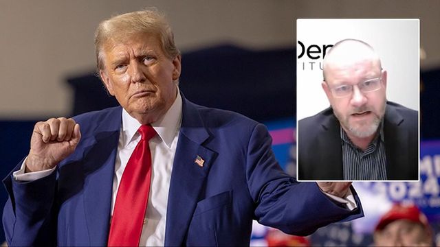 Staffan I Lindberg tror att Donald Trump kommer innebära slutet för demokratin i USA. Foto: AP/Youtube