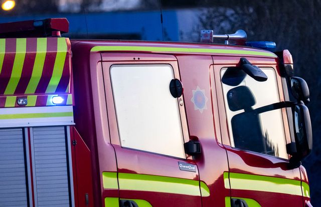 Det brinner i en radhuslänga i Upplands Bro kommun. Arkivbild. Foto: Johan Nilsson/TT