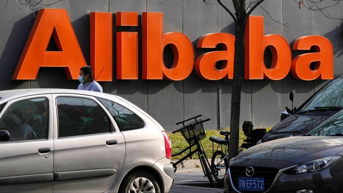 Rapport från det kinesiska internetkonglomeratet Alibaba. Arkivbild. Foto: NG HAN GUAN AP/TT