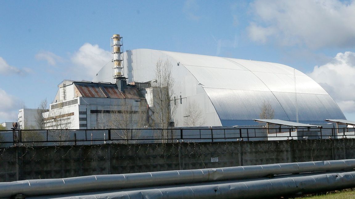 Ryska styrkor ska ha tagit kontrollen över Tjernobyl i Ukraina. Arkivbild. Foto: Efrem Lukatsky/AP/TT