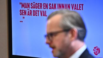 Socialdemokraterna talar ofta om att få vara sig själv och att det är viktigt med arbetares rättigheter. Men i slutändan är det partiet som är viktigast. Foto: Claudio Bresciani/TT