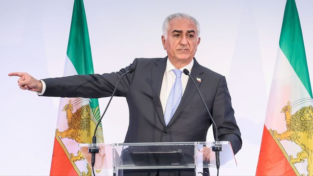 Reza Pahlavi säger att demonstrationerna inspirerar honom. Foto: Thomas Padilla/AP/TT