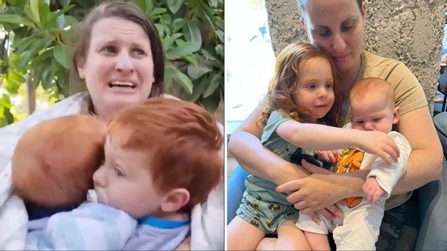 Mördade. Mamma Shiri och barnen Ariel och Kfir mördades av den muslimska terrororganisationen Hamas. Foto: X