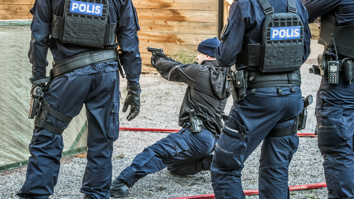  Det ska utbildas 5 000 fler poliser till 2024, men en stor andel av de sökande till Polishögskolan underkänns på den avgörande psykologintervjun. Foto: Lars Pehrson/SvD/TT