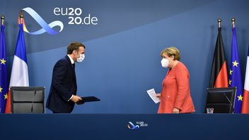 Emmanuel Macron och Angela Merkel.
Foto: John Thys, AP/TT