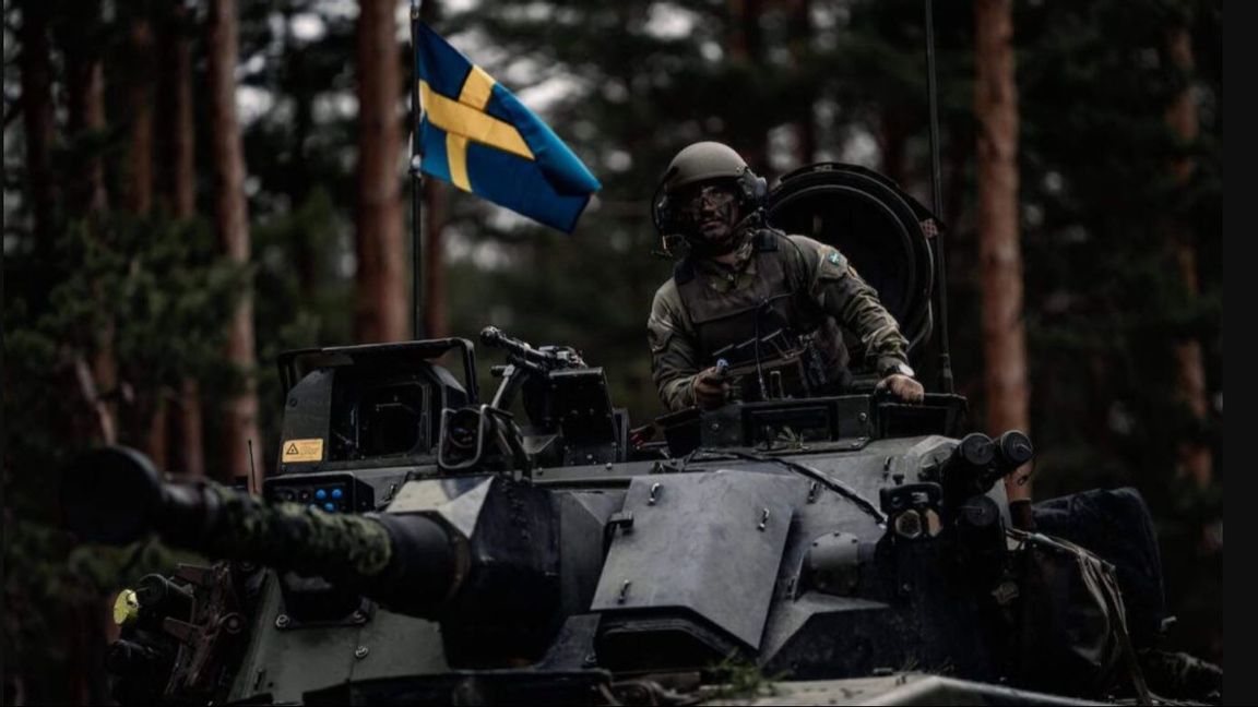 Svenska soldater från P7 under NATO-övningen Oak Resolve 25 i Lettland. Foto: Press/Försvarsmakten