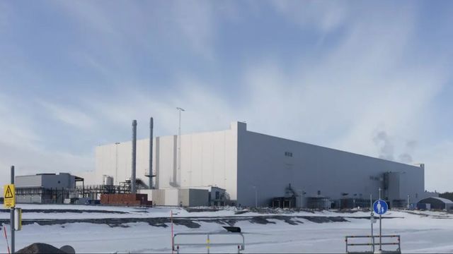 Northvolts anläggning i Skellefteå representerade löften om tusentals arbetstillfällen som nu går förlorade när företaget kollapsar. Foto: TT