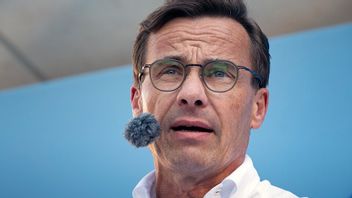 Statsminister Ulf Kristersson (M) reagerar på brottsmisstankarna mot Michael Rubbestad (SD). Foto: Johan Wessman / News Oresund, CC BY 2.0, via Wikimedia Commons