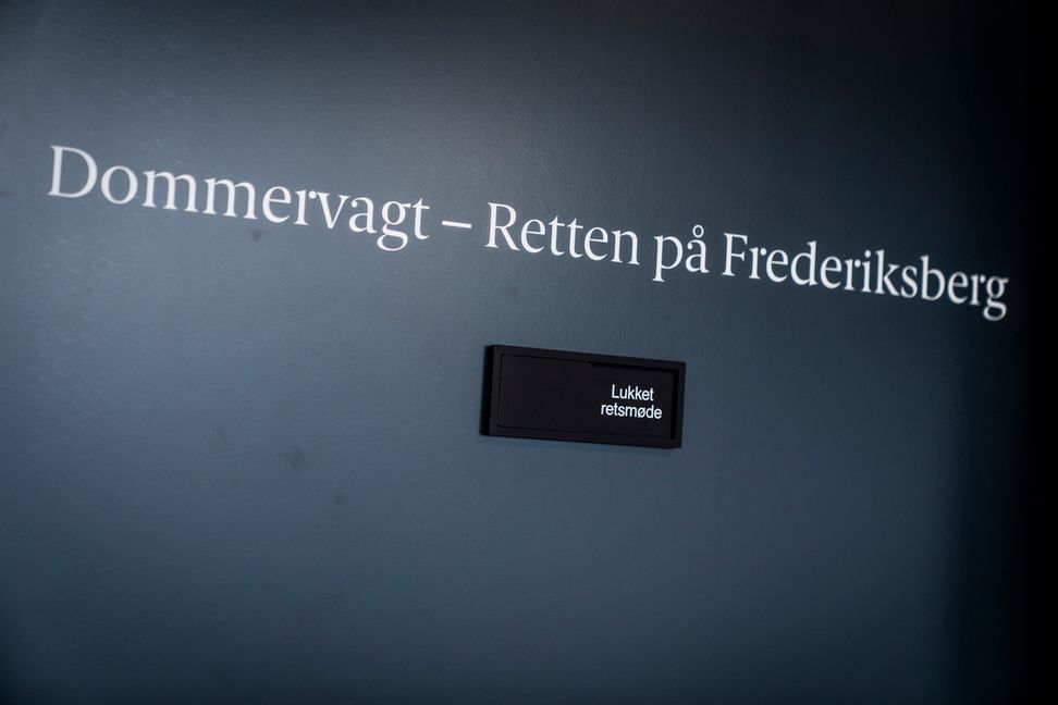 Den yngre av de misstänkta har begärts häktad i Frederiksbergs tingsrätt i Danmark. Arkivbild. Foto: Ida Marie Odgaard/Ritzau Scanpix/TT