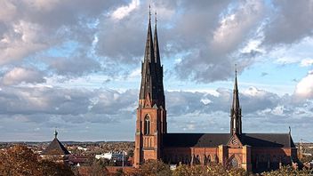 Uppsala domkyrka där Gustav Vasa kröntes till kung. Foto: Wikipedia 