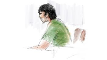 Tamim Sultani som misstänks för sju mordförsök i Vetlanda i början på mars led inte av en allvarlig psykisk störning vid gärningen. Det visar den rättspsykiatriska undersökningen som gjorts. Foto: Anna-Lena Lindqvist/TT.