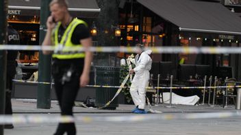 Brottsplatsen i Oslo där dådet ägde rum. Foto: Javad M. Parsa/NTB/TT