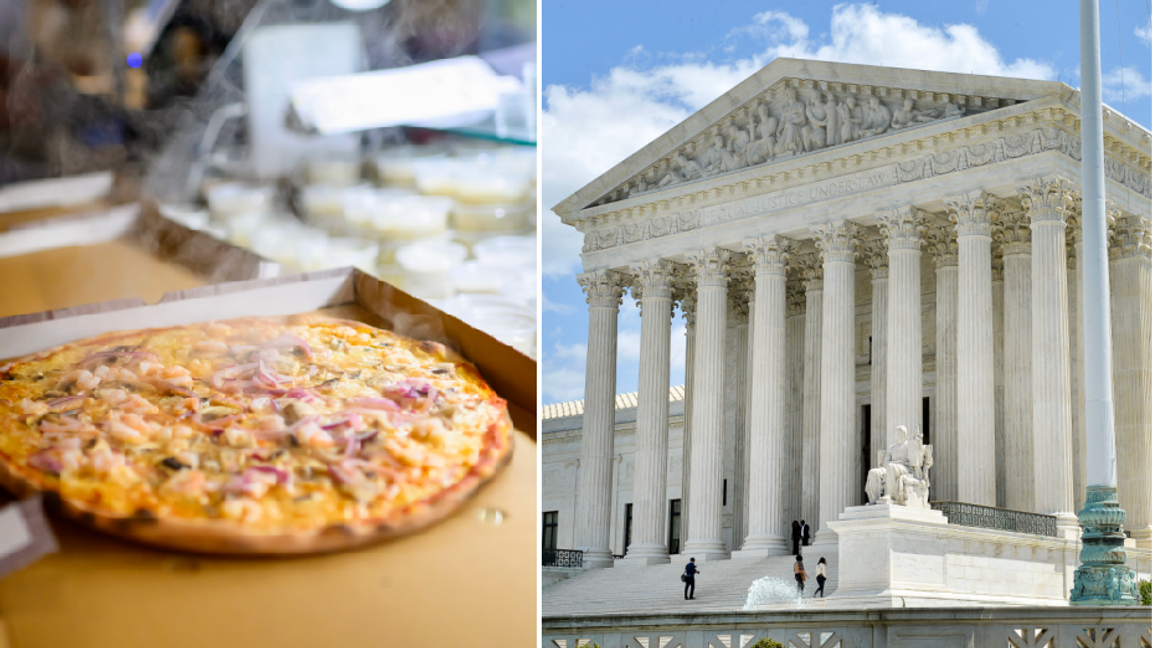 Flera amerikanska domare beskriver de oönskade pizzaleveranserna som försök att skrämma och hota. Foto: Oscar Olsson/Jonas Ekströmer/TT