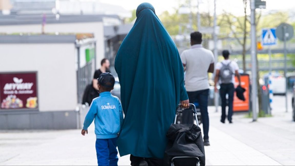 Hårdare bidragskrav ska minska incitamenten för stora barnfamiljer att inte skaffa fler barn om de saknar förmåga till självförsörjning. Foto: Fredrik Sandberg/TT