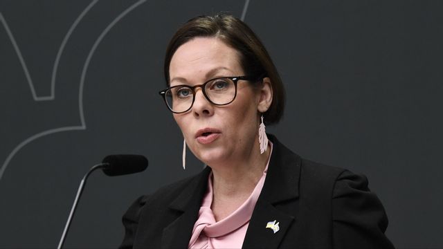 Sveriges utrikesminister Maria Malmer Stenergard (M). Foto: Lars Schröder/TT
