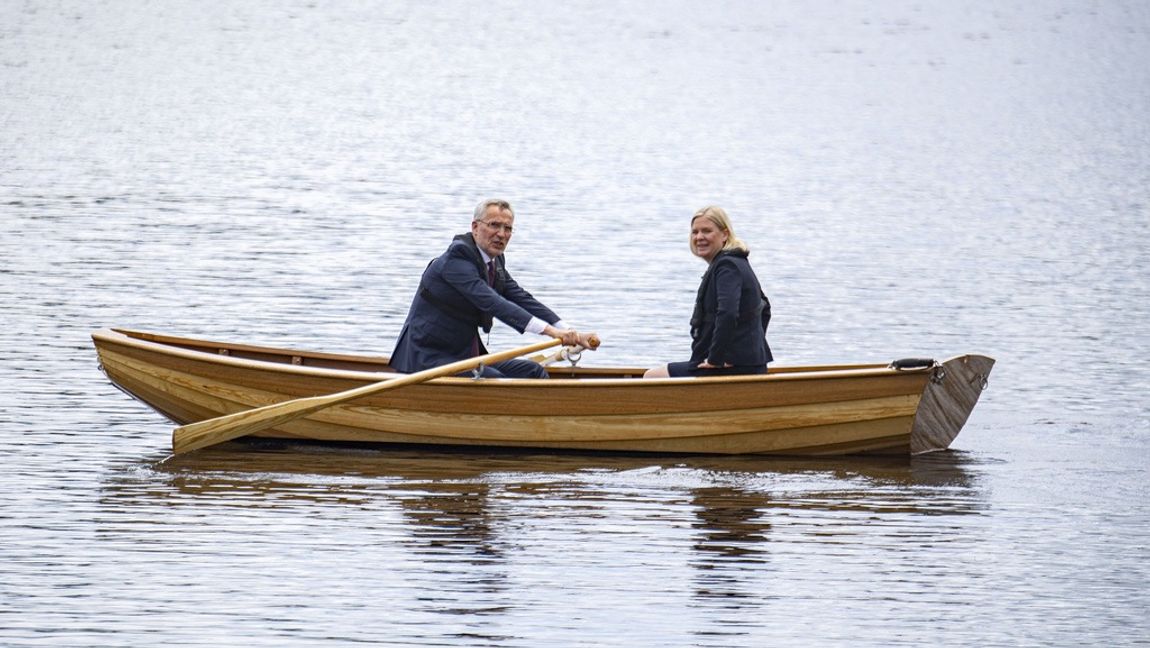 Magdalena Anderssons entusiasm för Nato tycks ha blåst bort efter valet. Ska ansökan ros i hamn får det bli någon annan som ror. Foto: Peter Wiström/TT