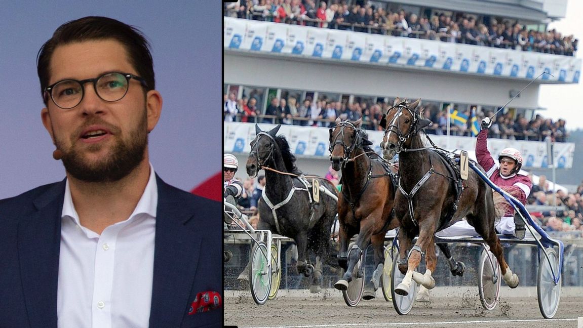 Travjätten ATG har läckt Jimmie Åkessons och 150 000 andras kunders uppgifter. Foto: Politikerveckan Almedalen (CC BY-SA 4.0) /  Tommy Holl ( CC BY 3.0)