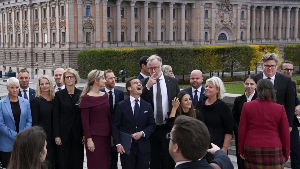 En stor ledare för ett litet parti. Foto: Björn Lindahl, Aftonbladet/TT