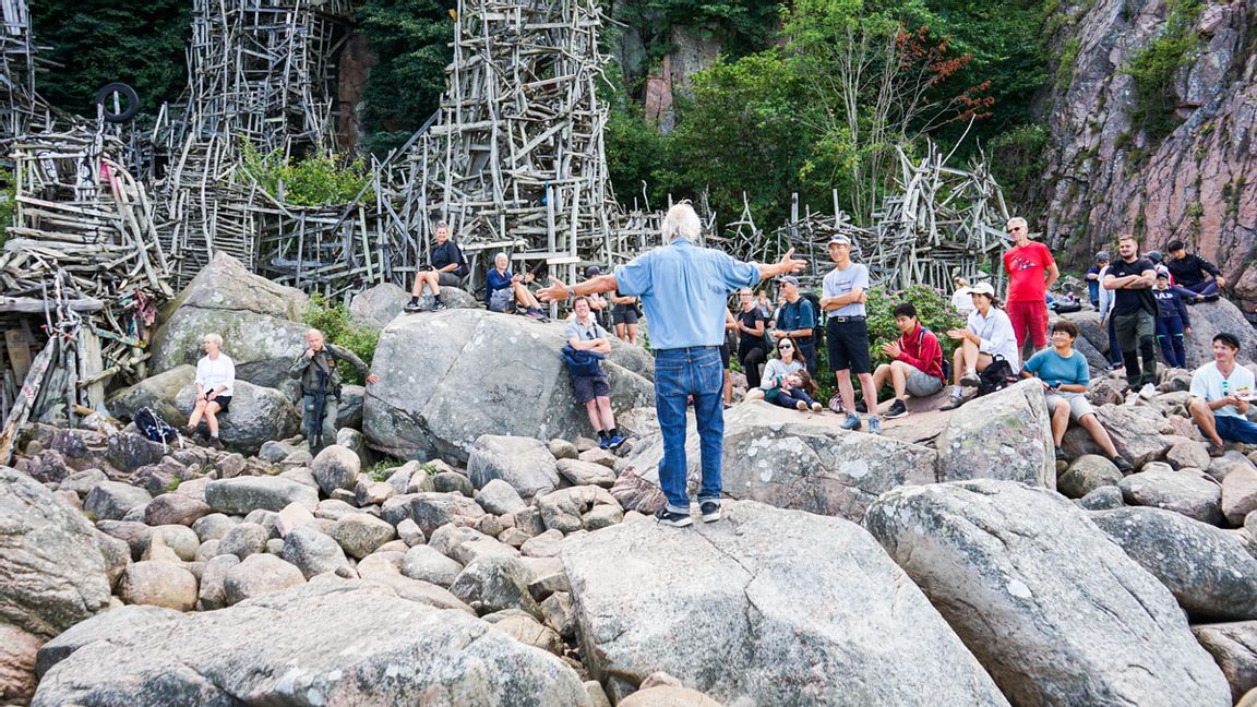 Lars Vilks vid Nimis