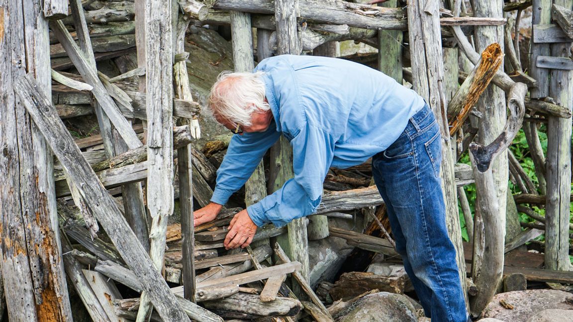 Lars Vilks vid Nimis