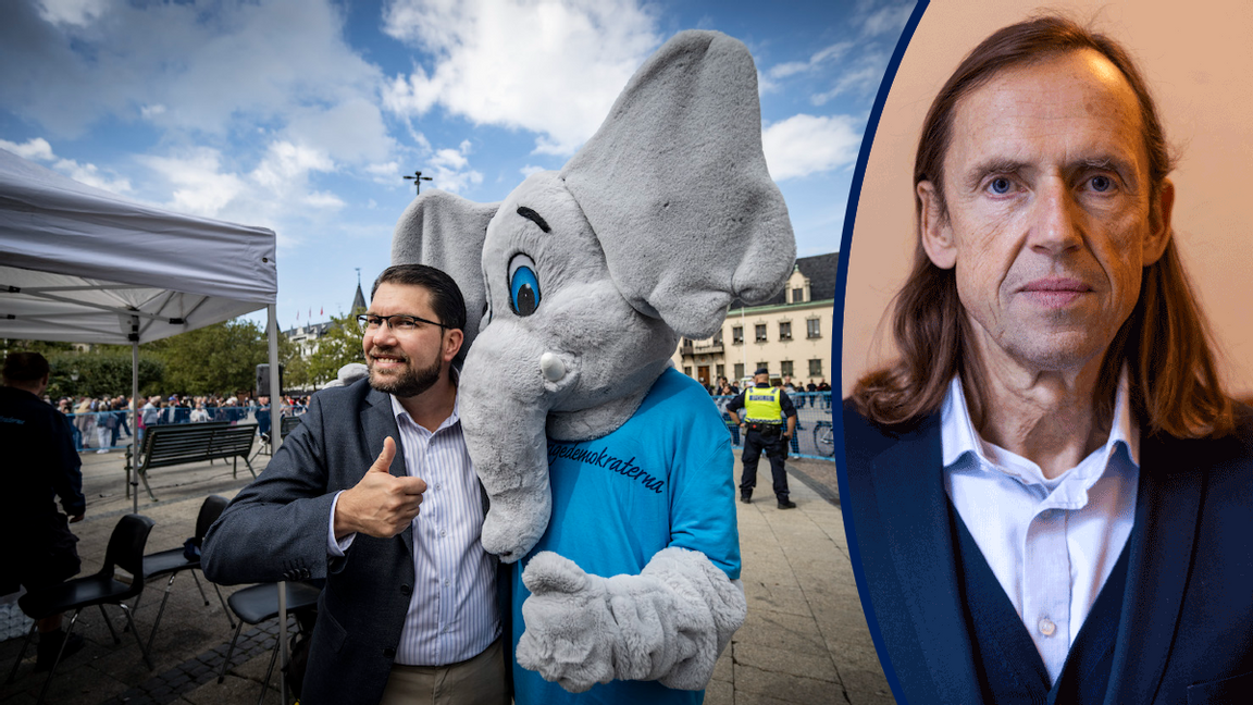 Om inte Jimmie Åkesson och Sverigedemokraterna kastar masken efter valet lär många bli besvikna. Foto: Johan Nilsson/TT