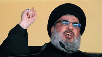 Hassan Nasrallah. Bild: AP Photo/Hassan Ammar