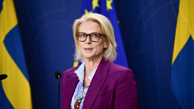 Finansminister Elisabeth Svantesson (M). Foto: Magnus Lejhall/TT