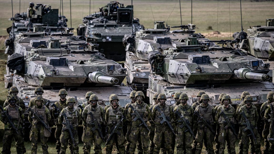 Det svenska försvaret står inför en kraftig upprustning de kommande åren. Arkivbild. Johan Nilsson/TT