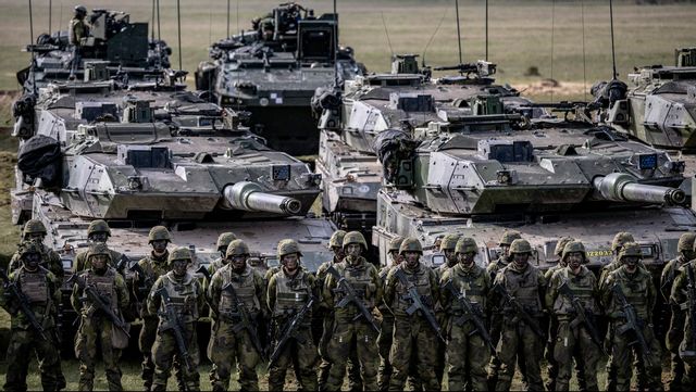 Det svenska försvaret står inför en kraftig upprustning de kommande åren. Arkivbild. Johan Nilsson/TT