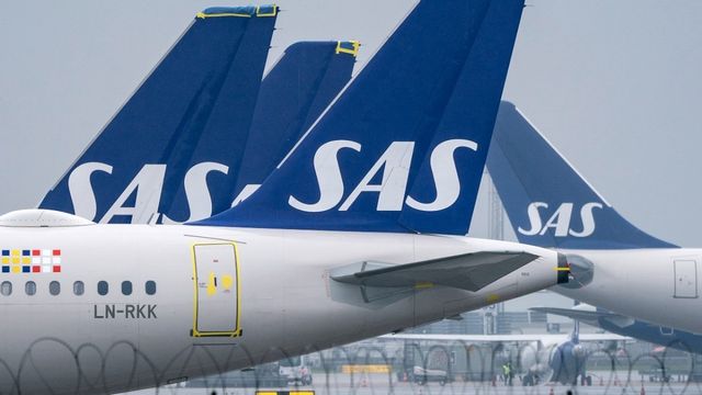 SAS, med vd Anko Van der Werff, redovisar resultatet för det brutna räkenskapsårets andra kvartal, avslutat i april. Arkivbild. Foto: Johan Nilsson/TT 